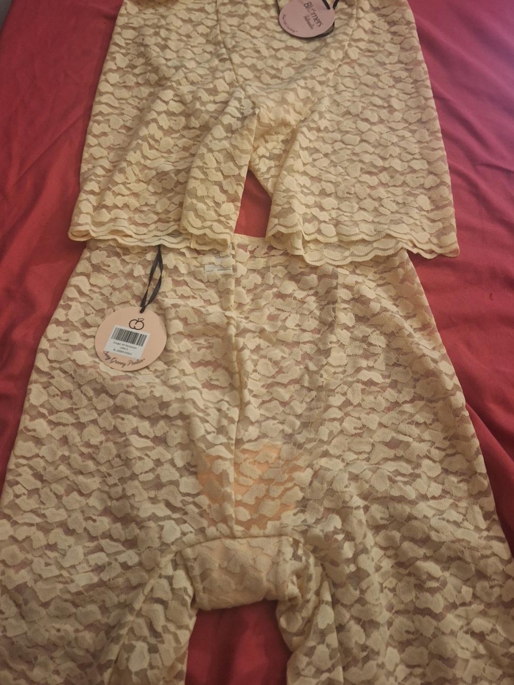 Cougar Lace Shapewear Shorts in Cream